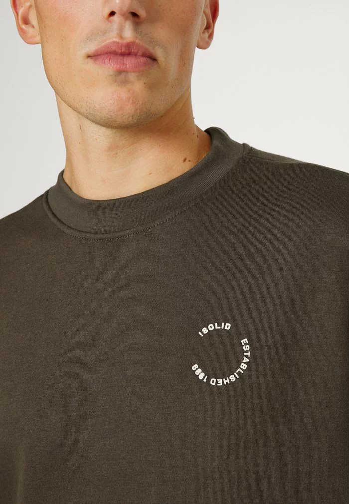 Solid VICTER - Sweatshirt - Dark Brown 7 Solid VICTER - Sweatshirt - Dark Brown – Image 7