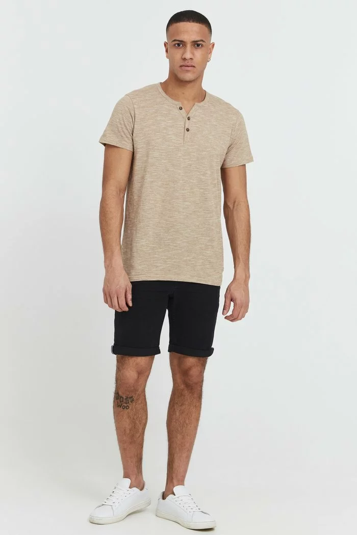 Solid SDSIGOS - T-shirt Basique - Sand 2 Solid SDSIGOS - T-shirt Basique - Sand – Image 2