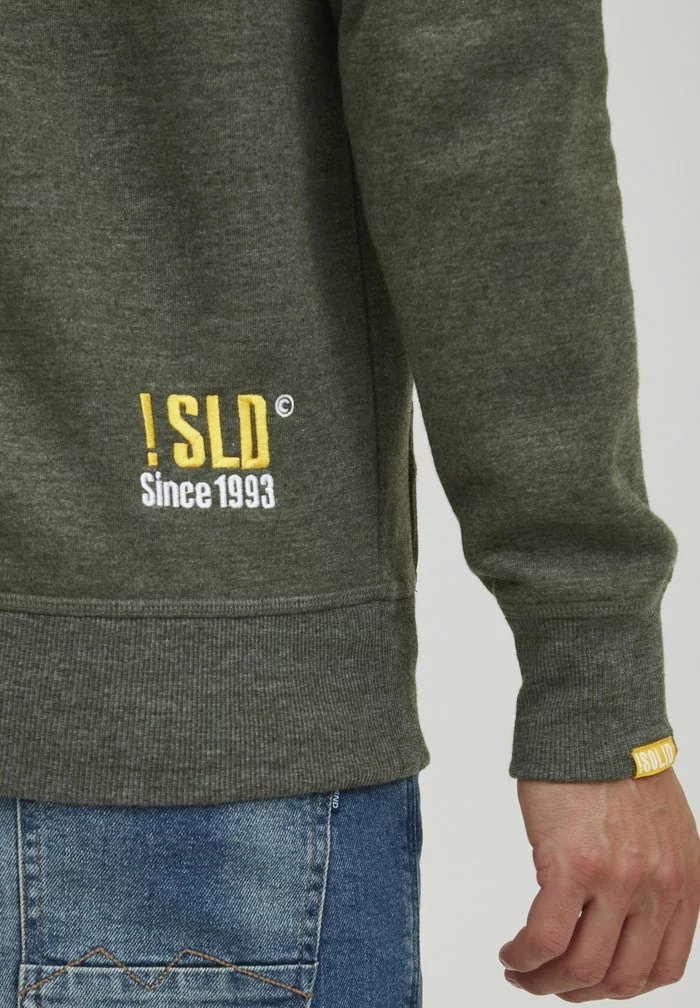 Solid SDBENN - Sweat à Capuche Zippé - Grey Denim 5 Solid SDBENN - Sweat à Capuche Zippé - Grey Denim – Image 5