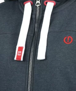 Solid SDBENJAMINZIP - Sweat à Capuche Zippé - Blue Melange -Élégance Boutique a67aa1371a8f48f88f58de862bd2a037