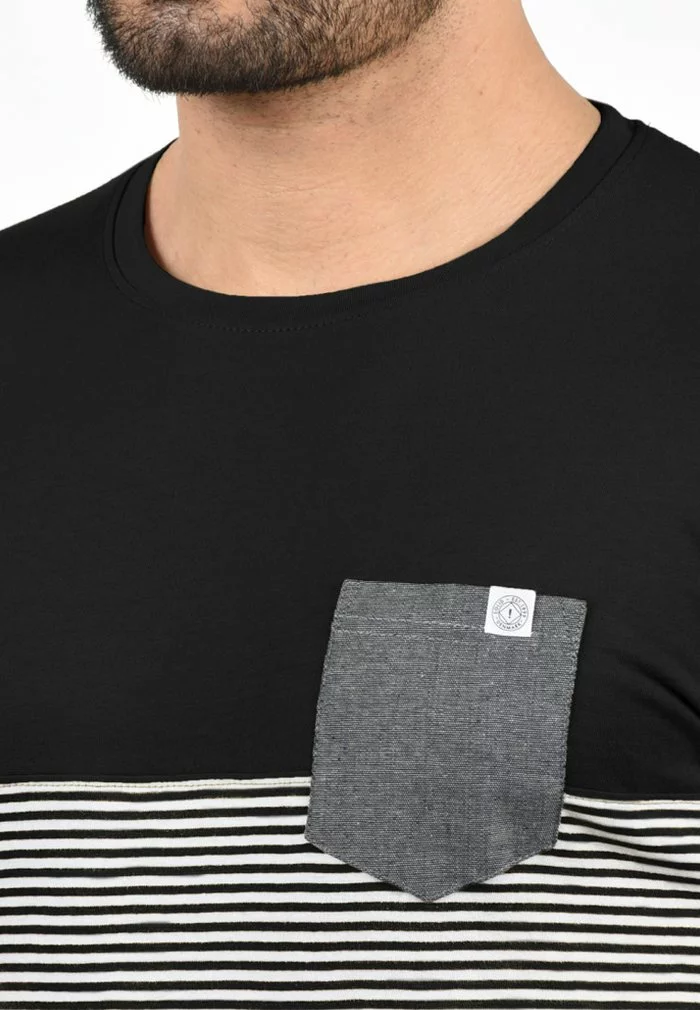 Solid SDMALTE - T-shirt Imprimé - Black 3 Solid SDMALTE - T-shirt Imprimé - Black – Image 3