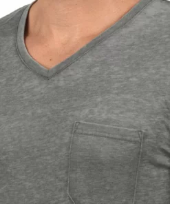 Solid SDTHEON - T-shirt Basique - Mid Grey -Élégance Boutique a9ab9cab871449bea79a8b4bbf82f7e0