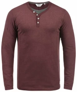 Solid SDDORIANO - T-shirt à Manches Longues - Dark Red -Élégance Boutique aa4e30d283c4476aa56aa8ee28b93f28