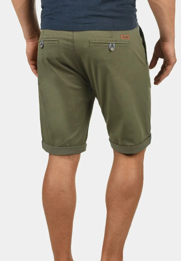 Solid SDMONTY - Short - Dusty Olive 2 Solid SDMONTY - Short - Dusty Olive – Image 2