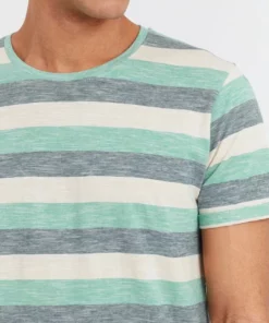 Solid SDTHICCO - T-shirt Imprimé - Green/white -Élégance Boutique aac42d18df3c4bb887faf012b2b014e9