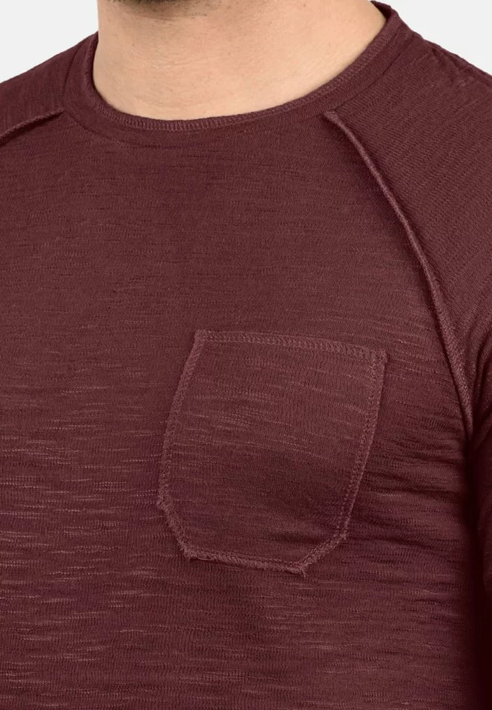 Solid SDDON - Sweatshirt - Wine Red 3 Solid SDDON - Sweatshirt - Wine Red – Image 3