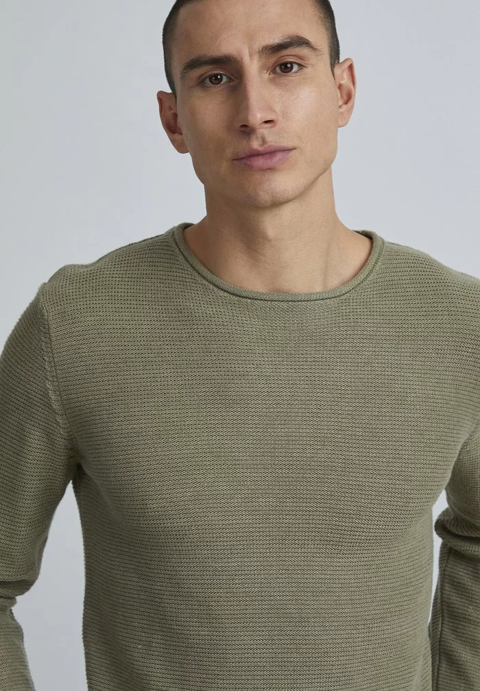 Solid SDJARAH - Pullover - Vetiver Melange 4 Solid SDJARAH - Pullover - Vetiver Melange – Image 4