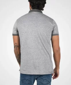Solid PANOS - Polo - Med Grey Melange -Élégance Boutique abdbb622772b48c89dca01be2d07406d
