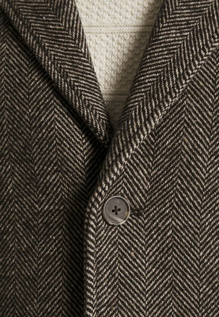 Solid SDTAVE HERRINGBONE COAT 21105919 - Manteau Classique - Black 7 Solid SDTAVE HERRINGBONE COAT 21105919 - Manteau Classique - Black – Image 7