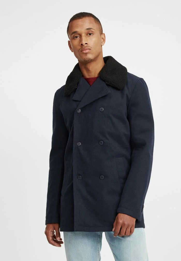 Solid SDPINTO - Manteau Court - Insignia Blue 1 Solid SDPINTO - Manteau Court - Insignia Blue