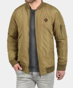 Solid SDPARK - Blouson Bomber - Khaki -Élégance Boutique adc223a6a37744d4bd64c16913ff8541