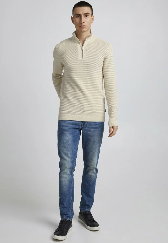 Solid SDNICK - Pullover - Oatmeal 2 Solid SDNICK - Pullover - Oatmeal – Image 2
