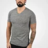 Solid SDALARUS - T-shirt Imprimé - Dark Grey Melange