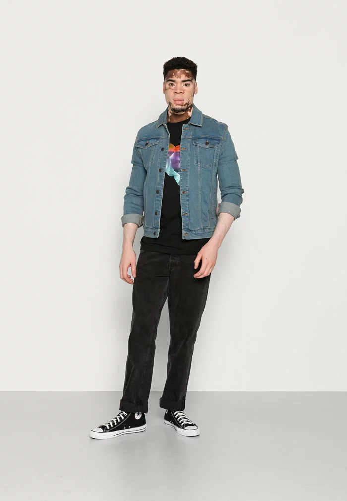 Solid PIETER - T-shirt Imprimé - Black 2 Solid PIETER - T-shirt Imprimé - Black – Image 2