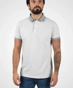 Solid PANOS - Polo - Light Grey Melange