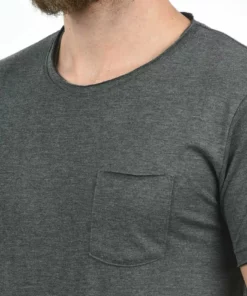 Solid SDANDREJ - T-shirt Basique - Anthracite -Élégance Boutique b05eb55add3b4691bce514c9c7d46ae1