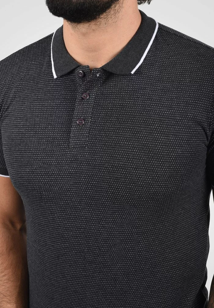 Solid SDSAVA - Polo - Dark Grey Melange 4 Solid SDSAVA - Polo - Dark Grey Melange – Image 4