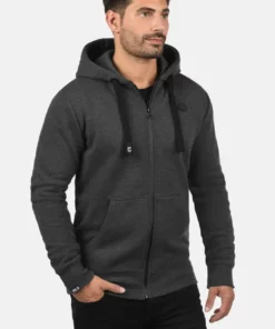 Solid SDBENE - Sweat à Capuche Zippé - Dark Grey