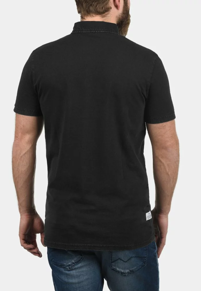 Solid SDPAT - Polo - Black 2 Solid SDPAT - Polo - Black – Image 2