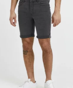 Solid SDMOYAT - Short En Jean - Grey Denim