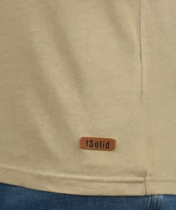 Solid SDVOLKER - T-shirt Basique - Sand Melan -Élégance Boutique b51a4a438c514a48bc79e5d52370afba
