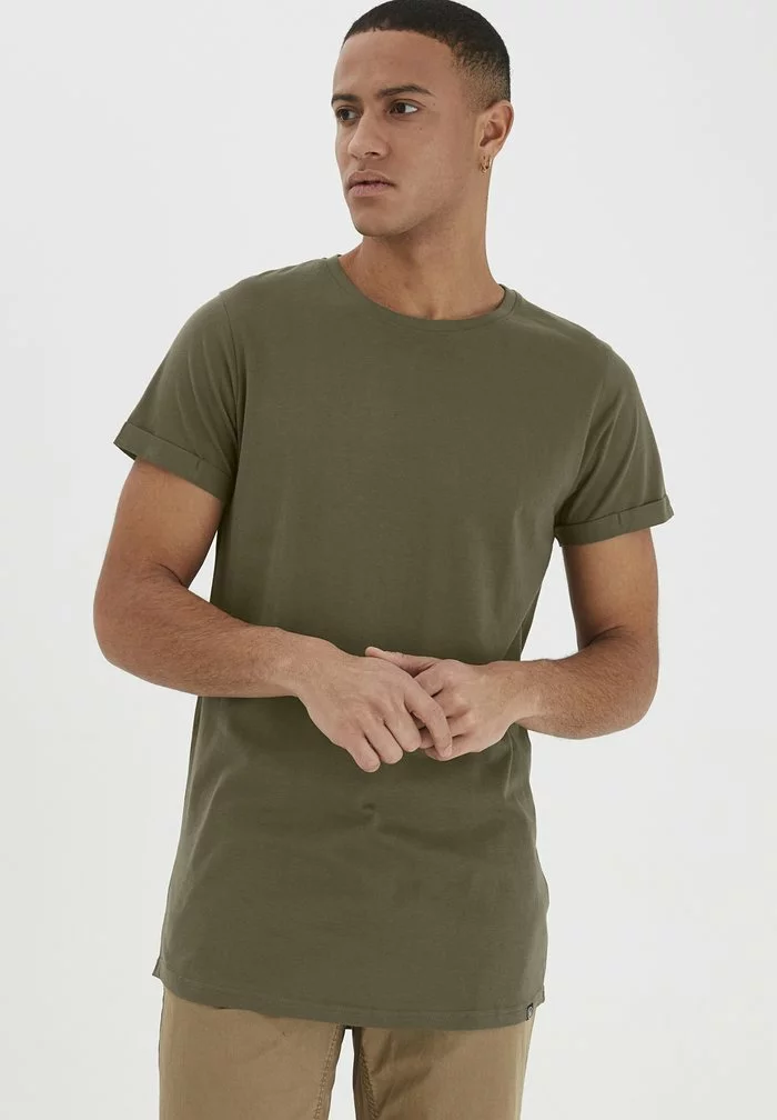 Solid SDLONGO - T-shirt Basique - Ivy Green 1 Solid SDLONGO - T-shirt Basique - Ivy Green