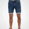 Solid SDREGULAR - Short En Jean - Blue Dnm