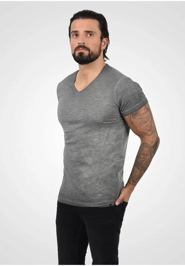 Solid CONLEY - T-shirt Imprimé - Dark Grey 1 Solid CONLEY - T-shirt Imprimé - Dark Grey