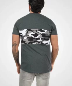 Solid SDCALLUX - T-shirt Imprimé - Dark Grey Melange -Élégance Boutique b6815807f1d24c0a95327eca1de49581