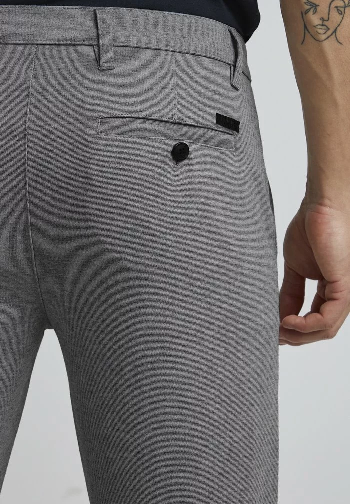 Solid SDDAVE BARRO - Pantalon Classique - Grey Mel 5 Solid SDDAVE BARRO - Pantalon Classique - Grey Mel – Image 5