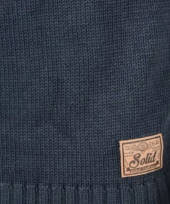 Solid SDPIROY - Pullover - Dark Blue -Élégance Boutique b79345dc39e24446bdbbe2046f608cb9