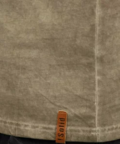 Solid RUNDHALSSHIRT TIMUR - T-shirt à Manches Longues - Dune -Élégance Boutique b950706b072949e1b88434525627a65d