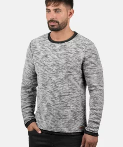 Solid SDFLOCKS - Sweatshirt - Black/grey Melange