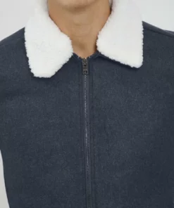 Solid SDLEONEL - Veste Mi-saison - Insignia Blue Melange -Élégance Boutique ba1f7b79d8e64f7fa5901eb7dc42547e