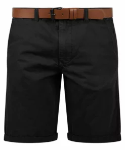 Solid SDMONTIJO - Short - Black -Élégance Boutique bac3766d13dc45cc8ffa9ccb67cc0efb