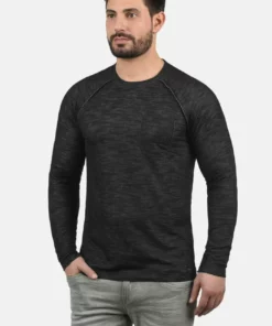 Solid SDDON - Sweatshirt - Black