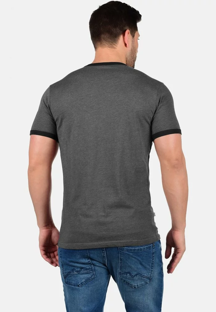 Solid SDMANOLDO - T-shirt Imprimé - Forged Iron 2 Solid SDMANOLDO - T-shirt Imprimé - Forged Iron – Image 2