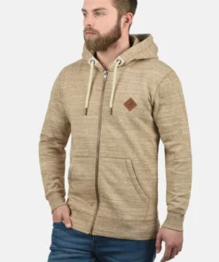 Solid SDCRAIG - Sweat à Capuche Zippé - Dune