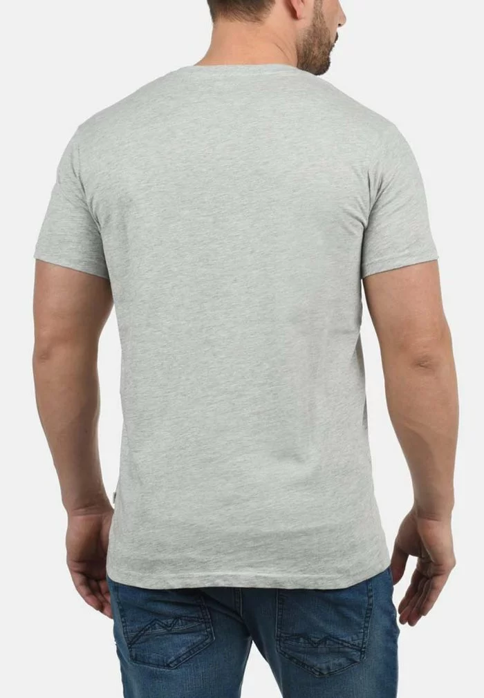 Solid SDYORK - T-shirt Imprimé - Light Grey 2 Solid SDYORK - T-shirt Imprimé - Light Grey – Image 2