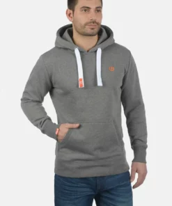 Solid SDBENNHOOD - Sweat à Capuche - Grey Melange