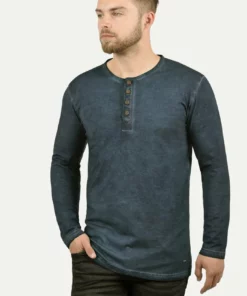 Solid SDTIMUR - T-shirt à Manches Longues - Dark Blue