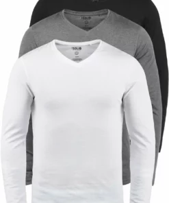 Solid SDBASIL - T-shirt à Manches Longues - Multicoloured -Élégance Boutique bfaff9fef0ee4aad9c37e4039d84d3b3