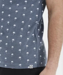 Solid SDJARVIS - T-shirt Imprimé - Blue -Élégance Boutique c0de6f99dfb44291809319677f655c6a