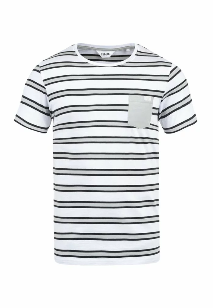 Solid SDSALU - T-shirt Imprimé - Light Grey 5 Solid SDSALU - T-shirt Imprimé - Light Grey – Image 5