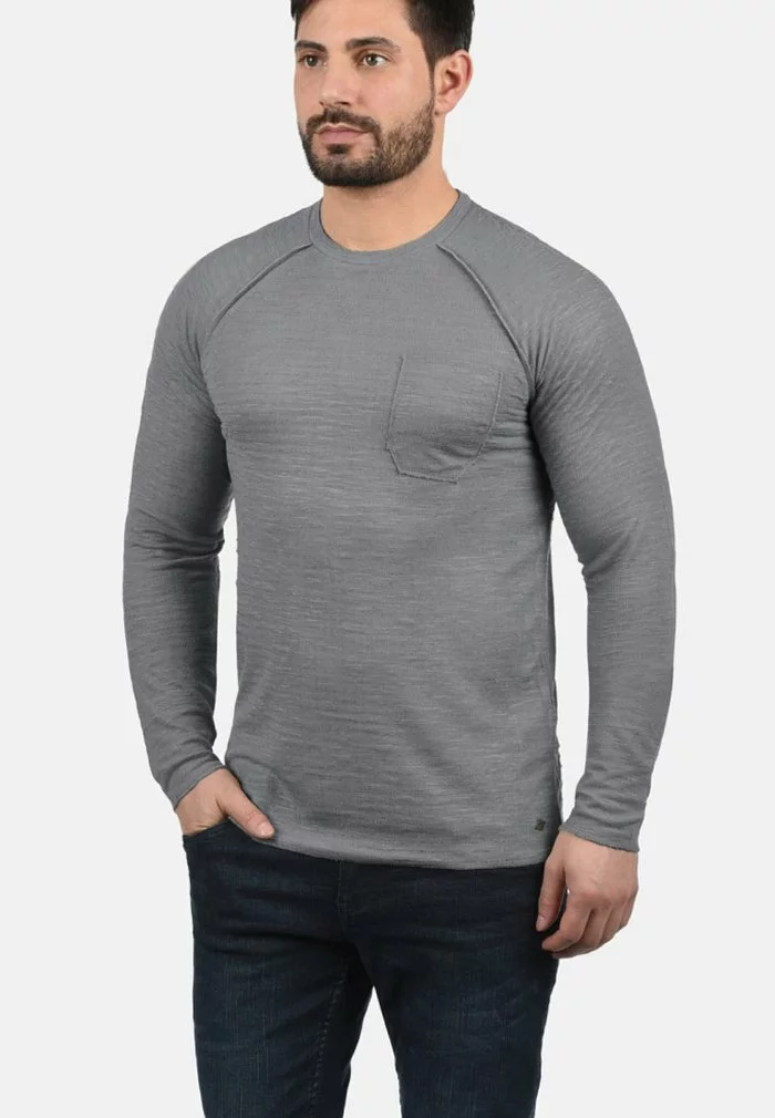 Solid SDDON - Sweatshirt - Mid Grey 1 Solid SDDON - Sweatshirt - Mid Grey