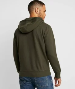 Solid SDSWEAT - Sweat à Capuche Zippé - Olive -Élégance Boutique c1b8b911c8fc437fa8fcb65cb94f2fef