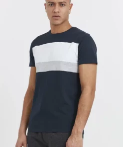 Solid SDSASCHA - T-shirt Imprimé - Dark Blue