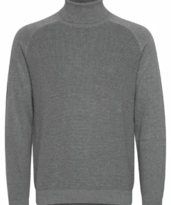 Solid SDTASH TURTLE NECK 21105737 - Pullover - Gray Melange -Élégance Boutique c4cd1696dc0a45e19c8b13f88eae8798