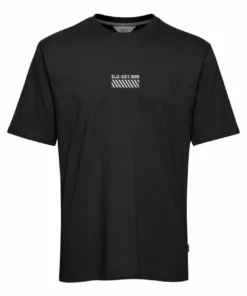 Solid T-shirt Imprimé - True Black 11 Solid T-shirt Imprimé - True Black -Élégance Boutique c4d4754d68244a2cb13b5317b0229028