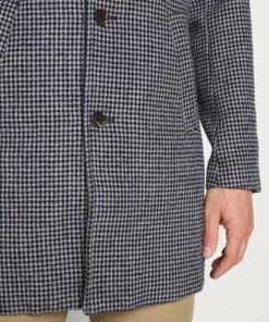 Solid SDTAVE DOGTOOTH CHECK COAT 21105921 - Manteau Court - Insignia Blue Melange -Élégance Boutique c6b5dfdf6448439c835a07bc7ff16dd6